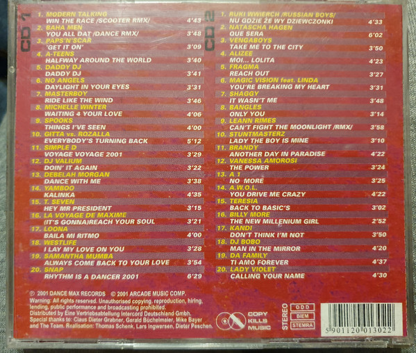last ned album Various - Popcorn Mega Dance Hits 22001