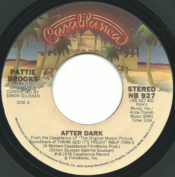 Pattie Brooks - After Dark | Releases | Discogs