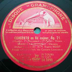 Joseph Haydn-Concerto En Ré Majeur, Op. 21 copertina album