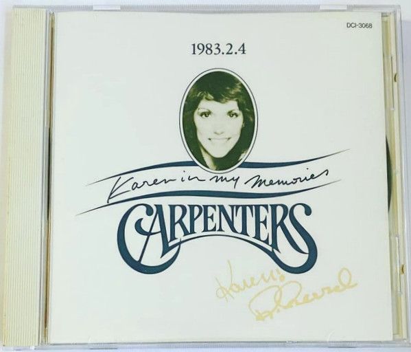 カーペンターズCarpenters/Karen In My Memories 1983.2.4 - 洋楽