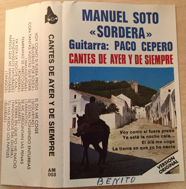 baixar álbum Manuel Soto Sordera - Cantes De Ayer Y De Siempre