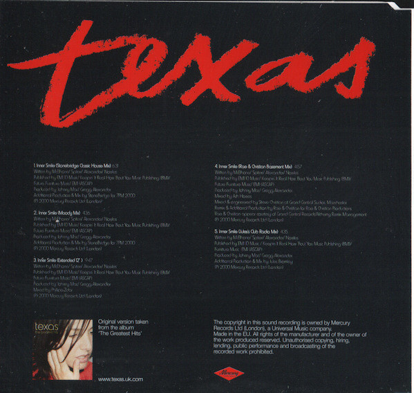descargar álbum Texas - Inner Smile The Mixes