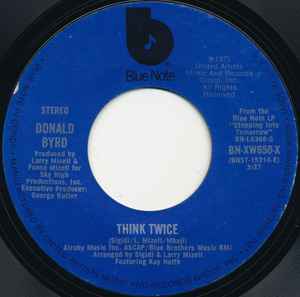 Donald Byrd - Think Twice / We're Together album cover