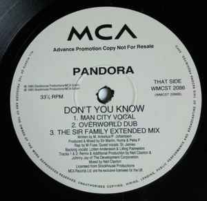 Don't You Know - Pandora