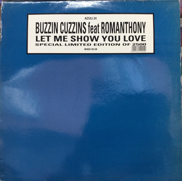 Buzzin Cuzzins Feat Romanthony – Let Me Show You Love (1994, Vinyl 