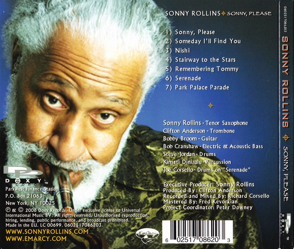 Sonny Rollins - Sonny, Please | Doxy Records (0602517086203) - 2