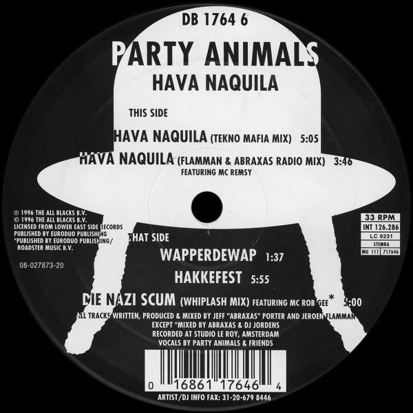 Party Animals – Hava Naquila (1996, Vinyl) - Discogs