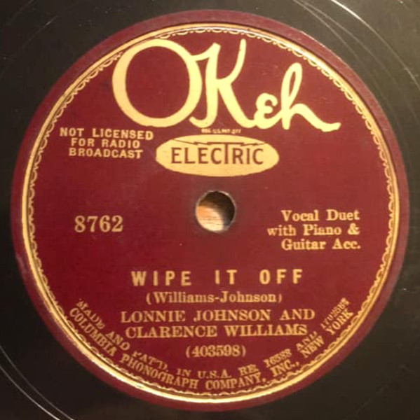 télécharger l'album Lonnie Johnson , Clarence Williams - Monkey And The Baboon Wipe It Off