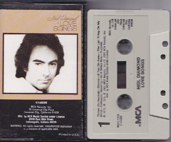 NEIL DIAMOND - Classics: The Early Years - Cassette Tape (1983/1994) –  THE CASSETTE PLACE™