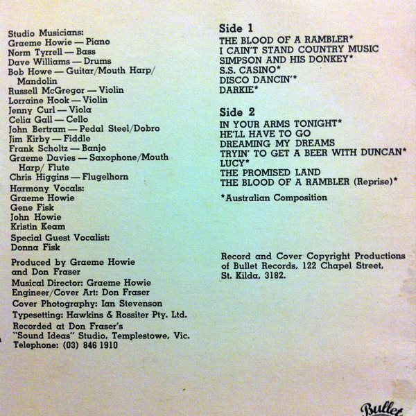 ladda ner album Gene Bradley Fisk - Blood Of A Rambler
