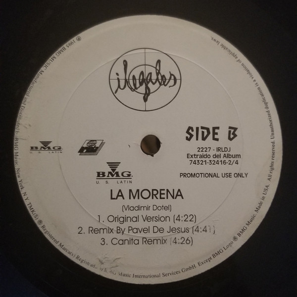 last ned album Ilegales - La Morena Burn It Up