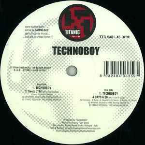 Technoboy - Ti Sento / 4 Days album cover