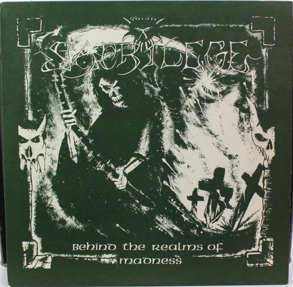Sacrilege – Behind The Realms Of Madness (1986, Blue Translucent 