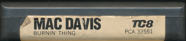 télécharger l'album Mac Davis - Burnin Thing
