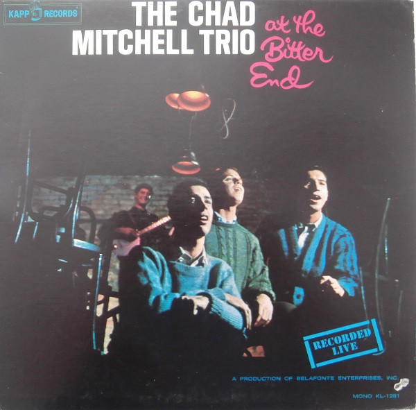 A58 The Chad Mitchell Trio In Action, 1963 Kapp Records KS 3313