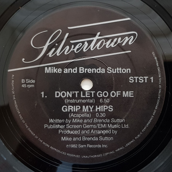 Album herunterladen Mike And Brenda Sutton - Dont Let Go Of Me Grip My Hips And Move Me
