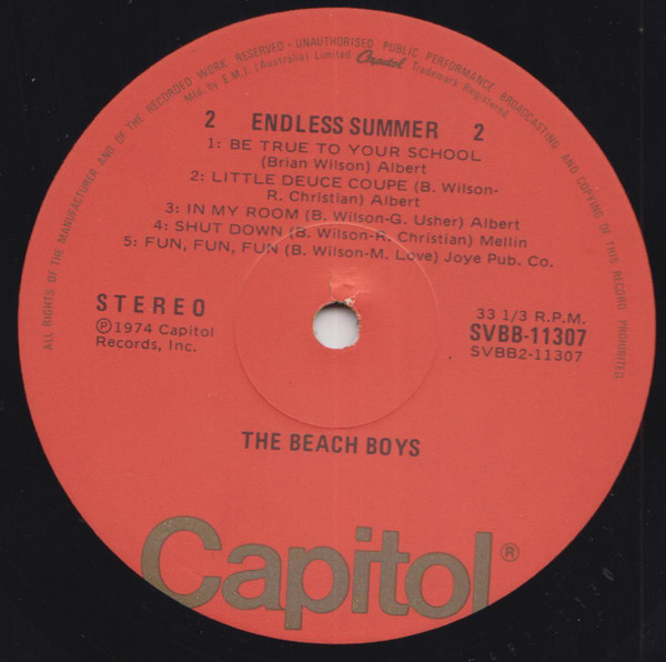 The Beach Boys - Endless Summer | Capitol Records (SVBB-11307) - 6