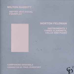 Milton Babbitt - Babitt-Feldman album cover