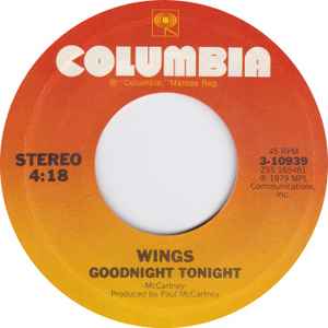 Wings (2) - Goodnight Tonight