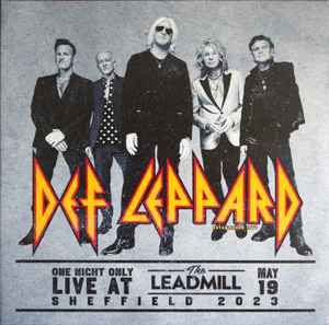 Def Leppard - One Night Only: Live At The Leadmill 2023 album cover