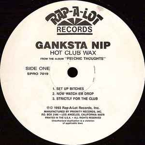 Ganksta NIP - Hot Club Wax album cover