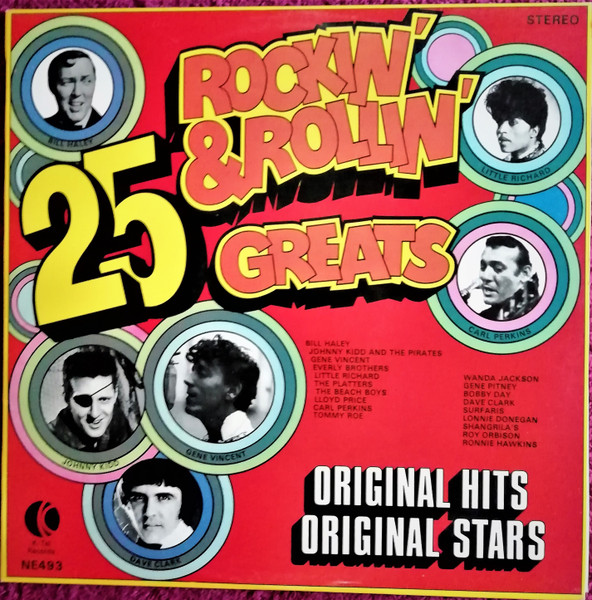 25 Rockin' & Rollin' Greats (1972, Vinyl) - Discogs