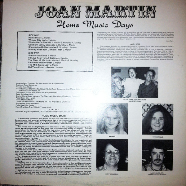Album herunterladen Joan Martin - Home Music Days