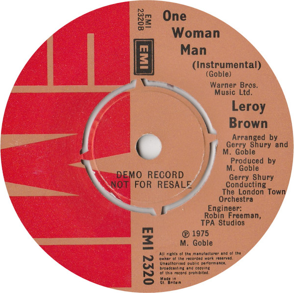 last ned album Leroy Brown - One Woman Man