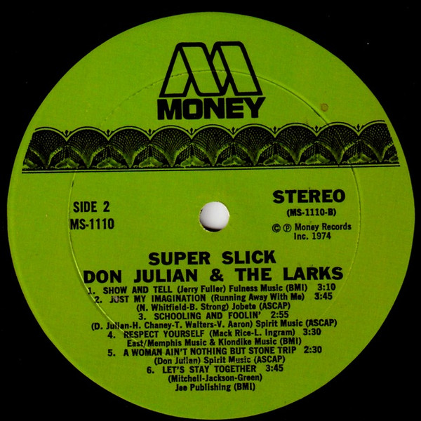 télécharger l'album Don Julian & The Larks - Super Slick