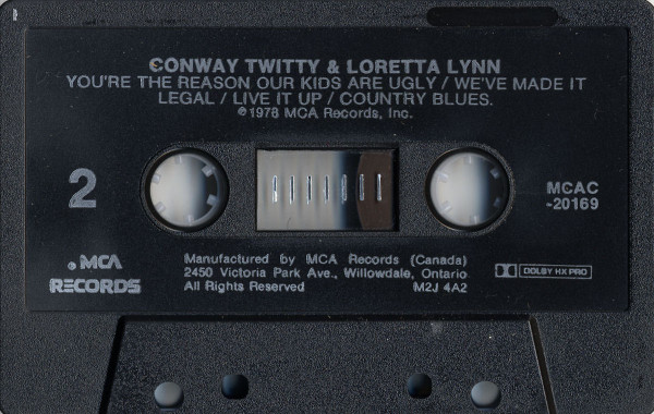 Conway Twitty & Loretta Lynn - Conway Twitty & Loretta Lynn | MCA Coral (MCAC-20169) - 4