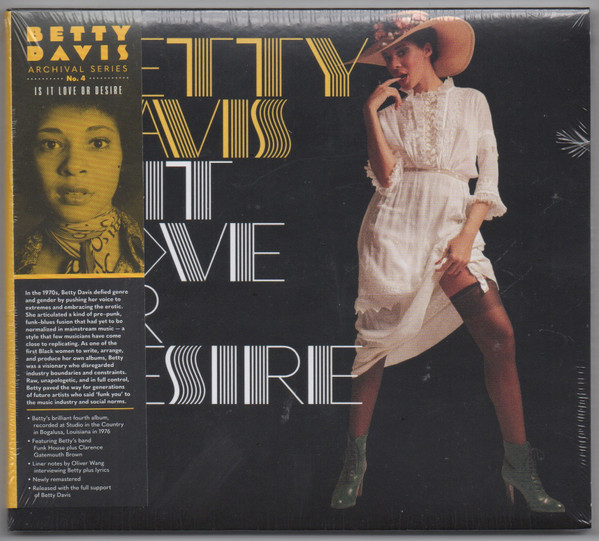 Betty Davis – Is It Love Or Desire (2009, CD) - Discogs