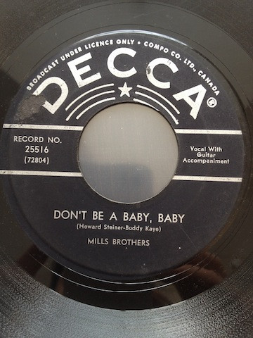 télécharger l'album The Mills Brothers - Dont Be A Baby Baby