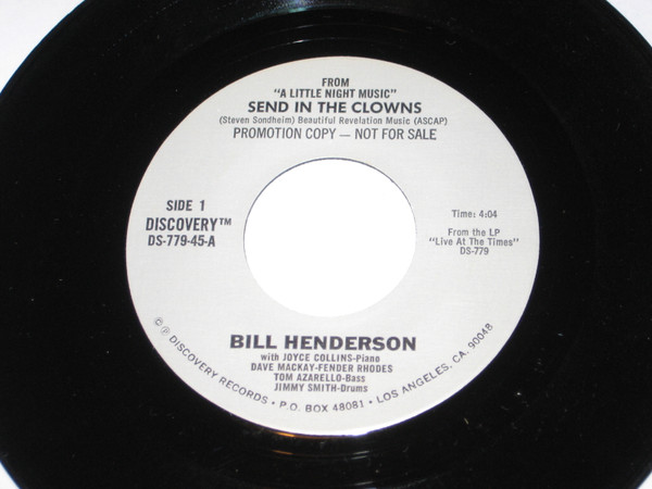 descargar álbum Download Bill Henderson - Send In The Clowns album