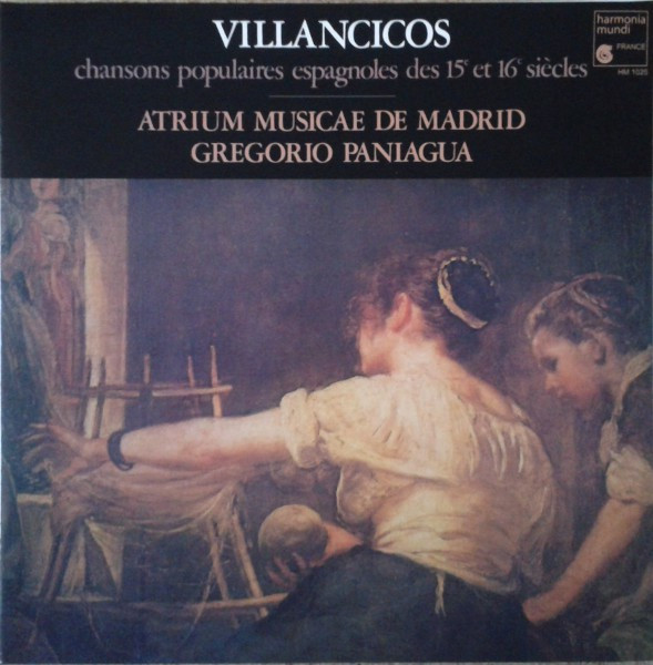 descargar álbum Atrium Musicae De Madrid, Gregorio Paniagua - Villancicos Chansons Populaires Espagnoles Des 15 Et 16 Siècles