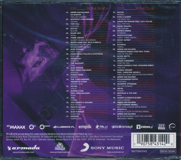 Armin van Buuren A State Of Trance 2018 2018 CD Discogs