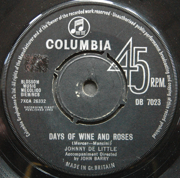 télécharger l'album Johnny De Little - Days Of Wine And Roses
