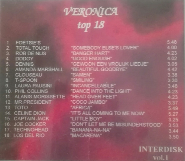 descargar álbum Various - Veronica Top 18 Interdisk Vol1
