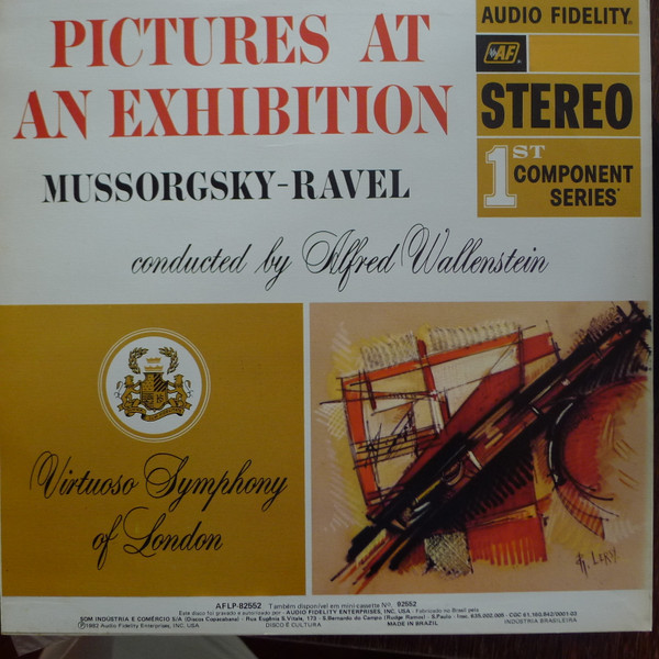ladda ner album Mussorgsky Ravel Conducted By Alfred Wallenstein, Virtuoso Symphony Of London - Pictures At An Exhibition