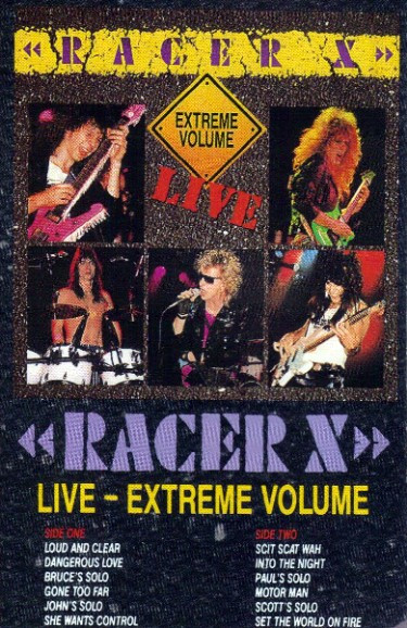 Racer X – Extreme Volume Live (1988, Cassette) - Discogs