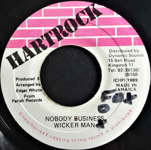 Wickerman - Nobody Business album cover