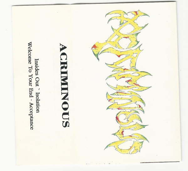 baixar álbum Acriminous - Acriminous