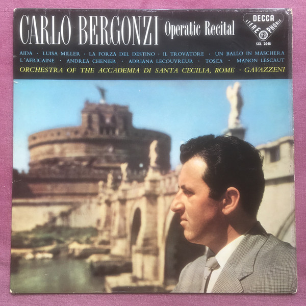 Carlo Bergonzi - Operatic Recital | Releases | Discogs