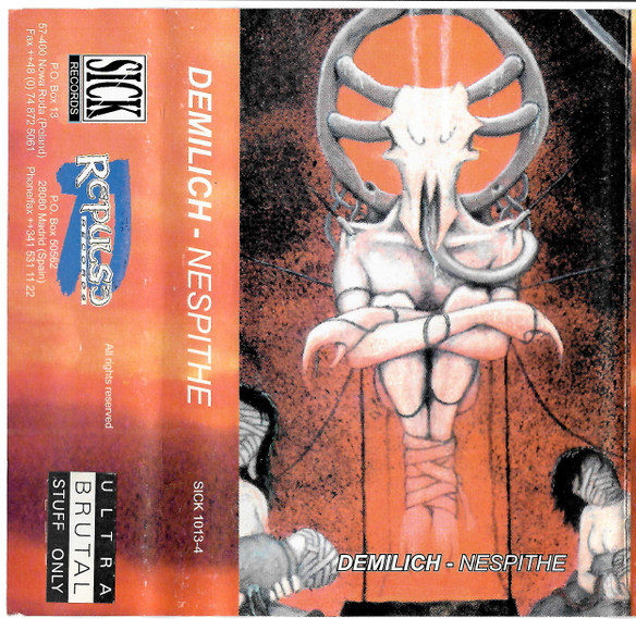 Demilich – Nespithe (1993, CD) - Discogs