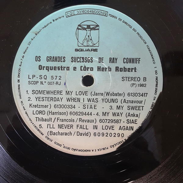 ladda ner album Ray Conniff - Os Grandes Sucessos De Ray Conniff