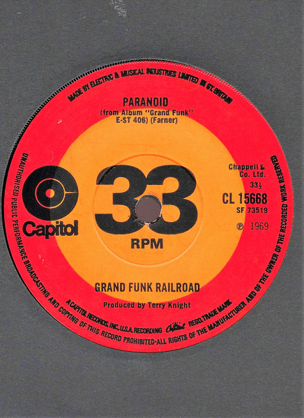 Grand Funk Railroad = グランド・ファンク・レイルロード – Inside