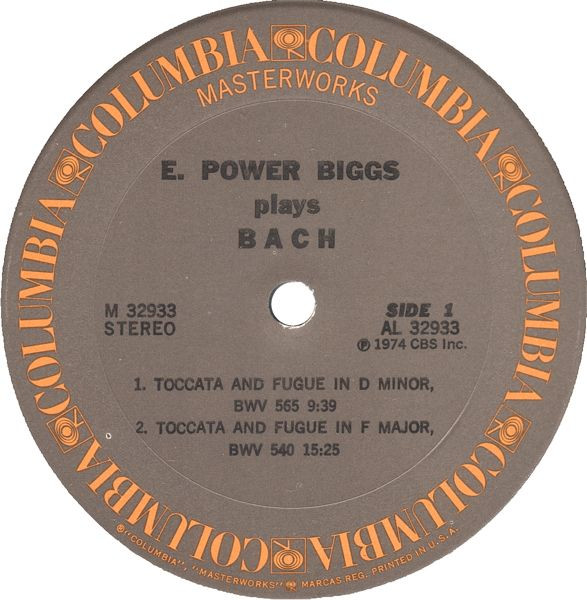 last ned album E Power Biggs, Bach - The Four Great Toccatas And Fugues