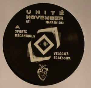 Unité November - GTI album cover