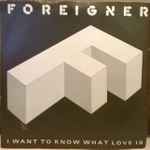 Cover of I Want To Know What Love Is / Street Thunder, 1984, Vinyl