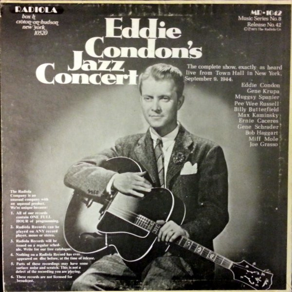 baixar álbum Tommy Dorsey Eddie Condon - Tommy Dorsey On Radio Eddie Condons Jazz Concert