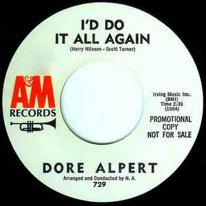 Dore Alpert - I'd Do It All Again album cover